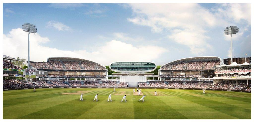 Lords Cricket  ground stand redevelopment. (Picture credit to WilkinsonEyre).
