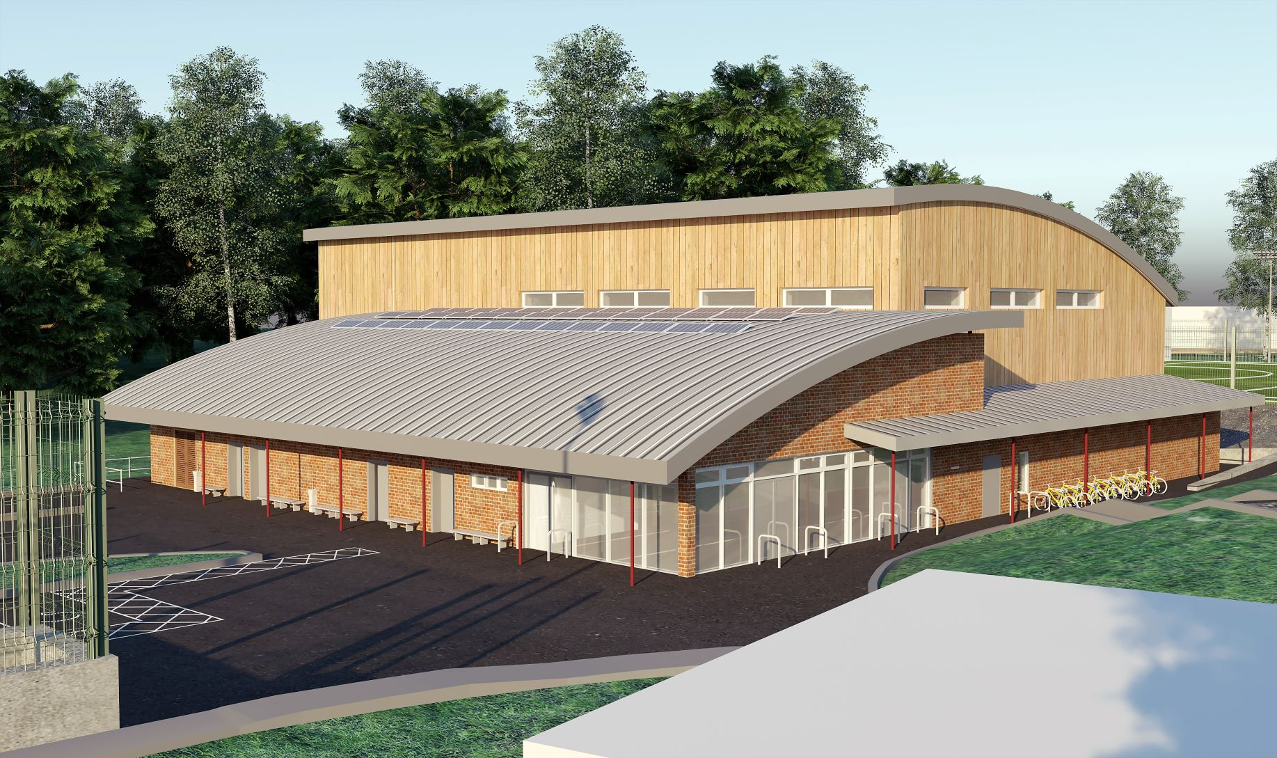 Gordon's School's new sports hub in Woking