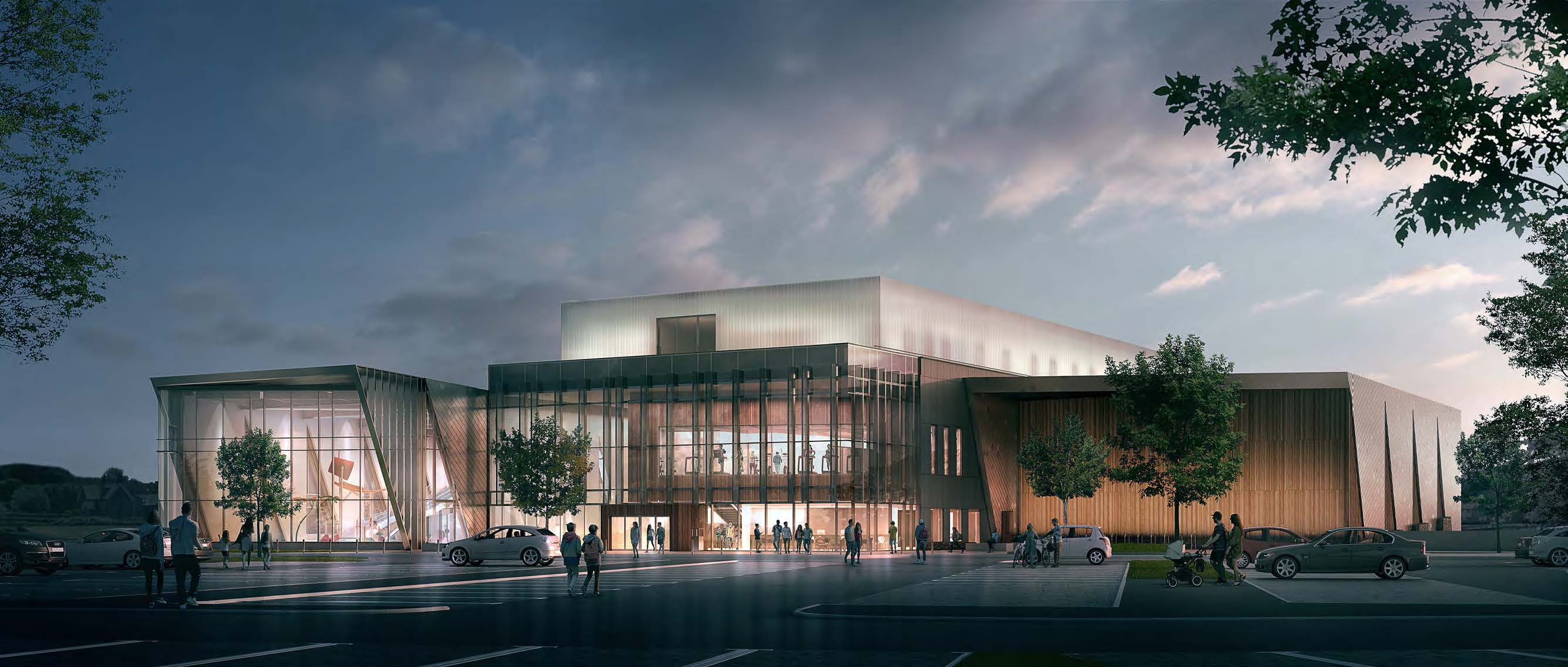 Berwick Leisure Centre CAD image
