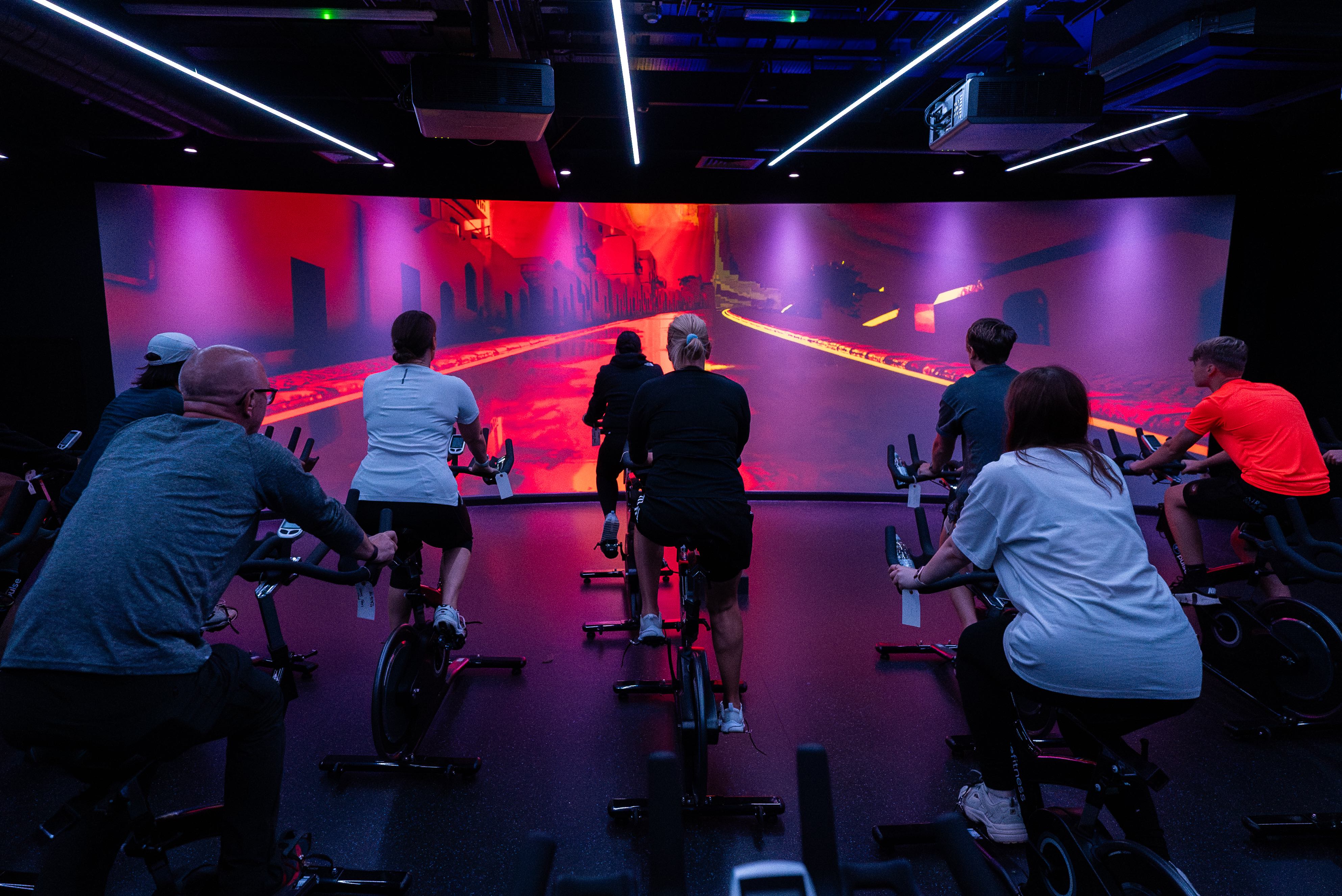 The centre is divided into three zones - adventure play, fitness, and tennis