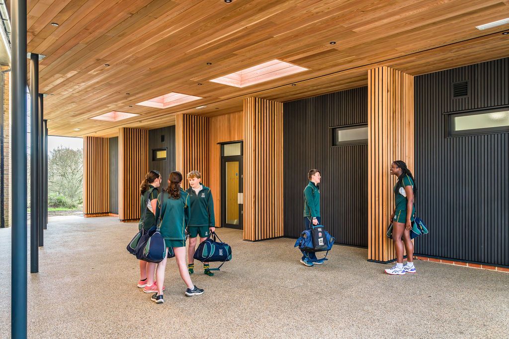 Changing facilities at Edgeborough School